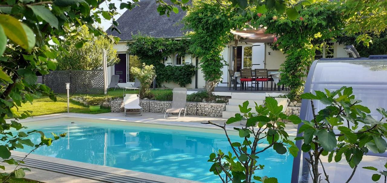 Au Coeur Du Bien-Etre, Gite Avec Piscine Chauffee Et Couverte, Spa, Sauna, Massages 蒙特艾克斯 外观 照片