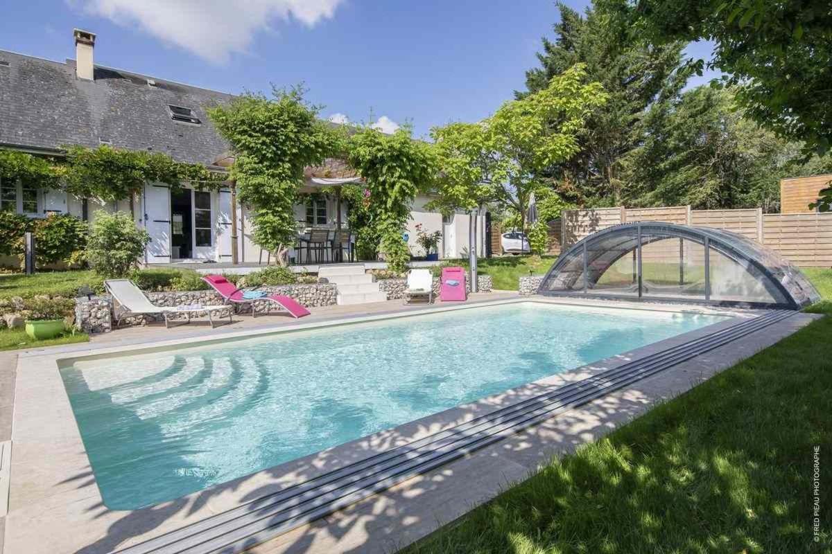 Au Coeur Du Bien-Etre, Gite Avec Piscine Chauffee Et Couverte, Spa, Sauna, Massages 蒙特艾克斯 外观 照片