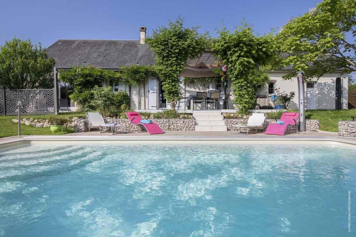 Au Coeur Du Bien-Etre, Gite Avec Piscine Chauffee Et Couverte, Spa, Sauna, Massages 蒙特艾克斯 外观 照片